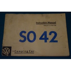 1967 Volkswagen SO 42 Westfalia supplement