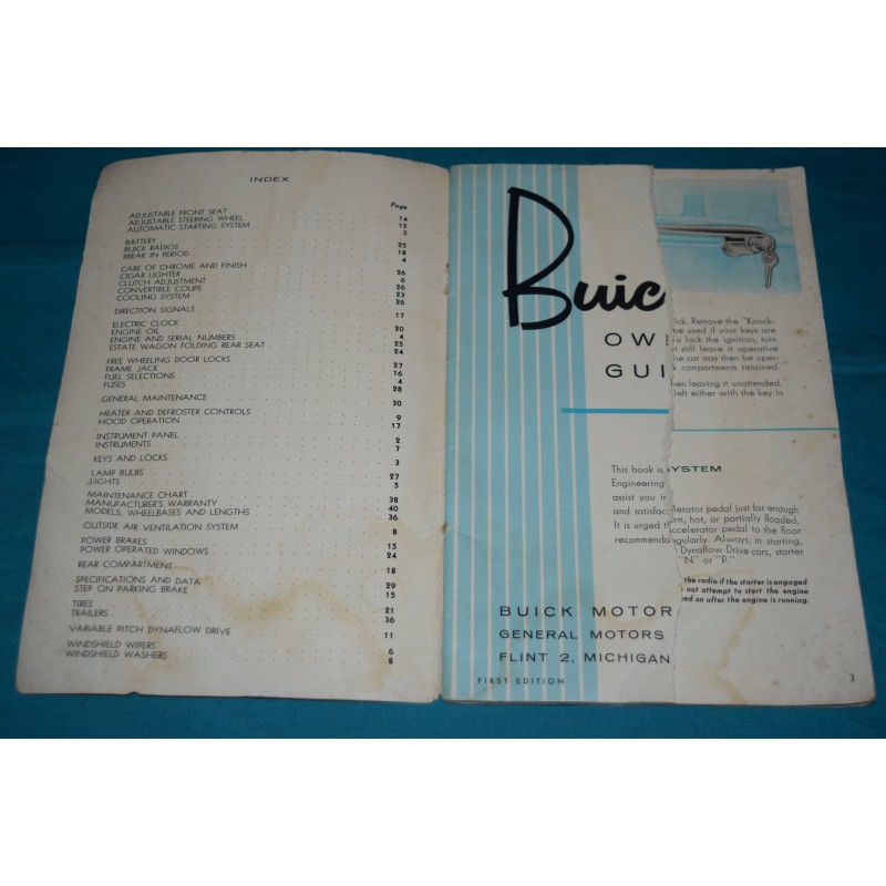 1956 Buick Service Shop Repair Manual – Bishko Publishing, Engine Drivetrain Electrical, Paper Guide