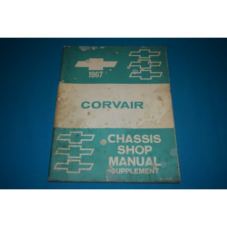 1967 Corvair Shop Manual Supplement