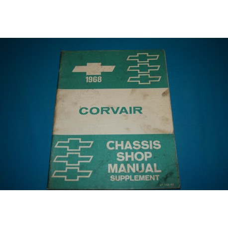 1968 Chevrolet Corvair Shop Manual Supplement