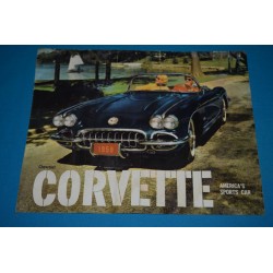 1959 Corvette dealer brochure