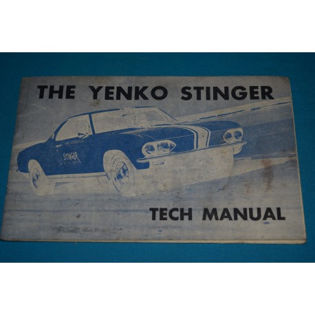 1967 Yenko Stinger Supplement 