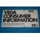 1972 Vega Consumer Information