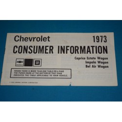 1973 B Body Station wagon Consumer Information