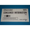 1974 Vega Consumer Information