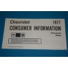 1977 Nova Consumer Information