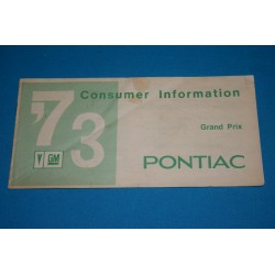 1973 Grand Prix Consumer Information