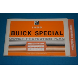 1966 Buick Special Owner Protection plan ( Canadian )
