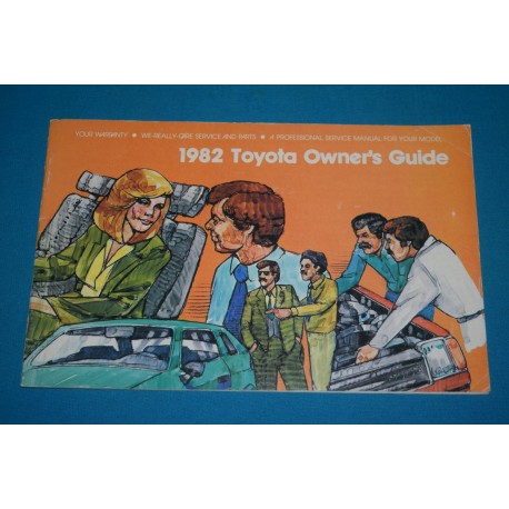1982 NOS Toyota Warranty book