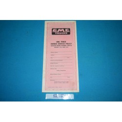 1956-1959 GMC Truck Service Policy / Warranty book