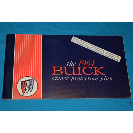 1964 Buick Owner Protection plan
