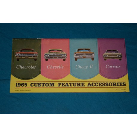 1965 Chevrolet Accessories manual