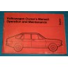 1974 Volkswagen Dasher Owners Manual