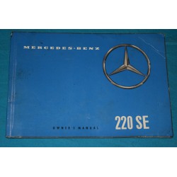 1960 Mercedes-Benz 220SE Owners manual