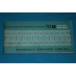 1970 Bonneville , Catalina & Executive