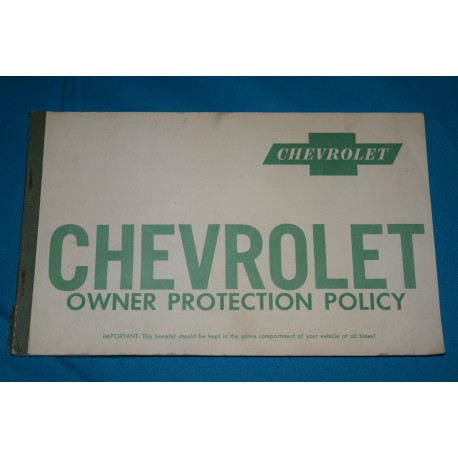 1960 NOS Owners Protection Policy